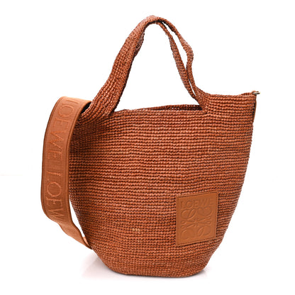 Loewe Raffia Mini Slit Tote Bag Honey Gold 1 of 10