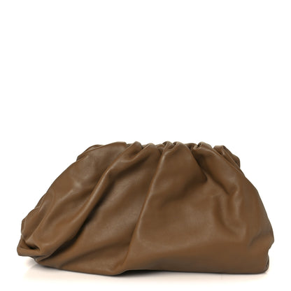 Bottega Veneta Smooth Butter Calf The Pouch Oversized Clutch Teak 1 of 11