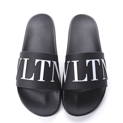 Valentino Garavani Rubber VLTN Pool Slide Sandals 43 Black 5 of 9