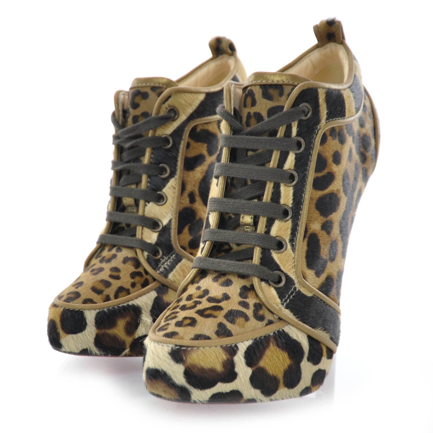 Pony Hair Leopard Venus Orlato 140 Pumps 40.5