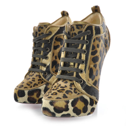 Christian Louboutin Pony Hair Leopard Venus Orlato 140 Pumps 40.5 2 of 8