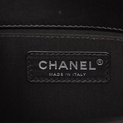Chanel Lambskin Quilted Medium Boy Flap Black 6 of 7