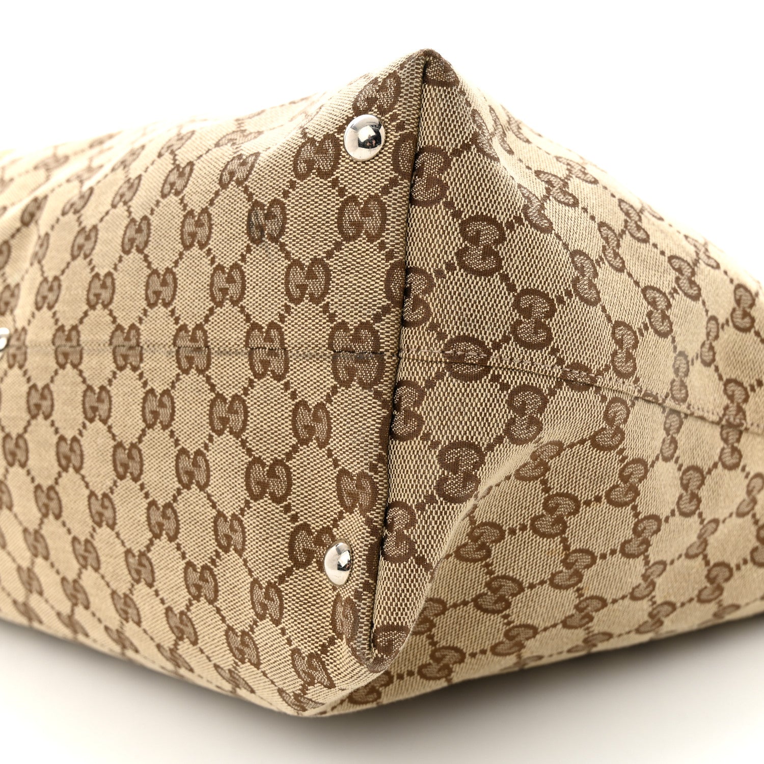 Gucci Monogram Medium Icon Bit Tote Light Brown 10 of 17