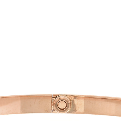 Cartier 18K Pink Gold Small LOVE Bracelet 16 7 of 9
