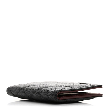 Chanel Caviar Quilted Card Holder Wallet Black 4 of 9