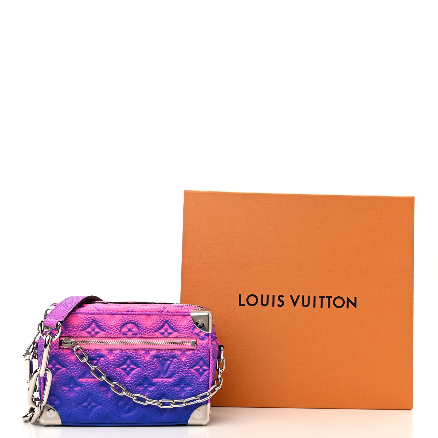 Taurillon Illusion Mini Soft Trunk Bleu Rose