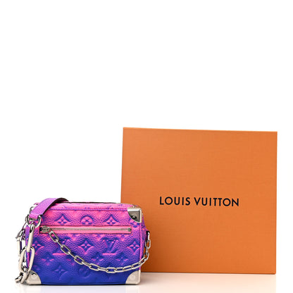 Louis Vuitton Taurillon Illusion Mini Soft Trunk Bleu Rose 10 of 10