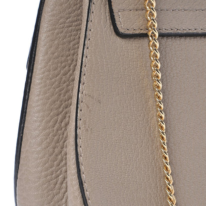 Chloe Grained Lambskin Drew Shoulder Bag Motty Grey 9 of 9