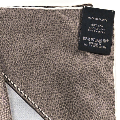 Hermes Silk Projets Carres Poncho Gris Perle Taupe Acajou 5 of 7