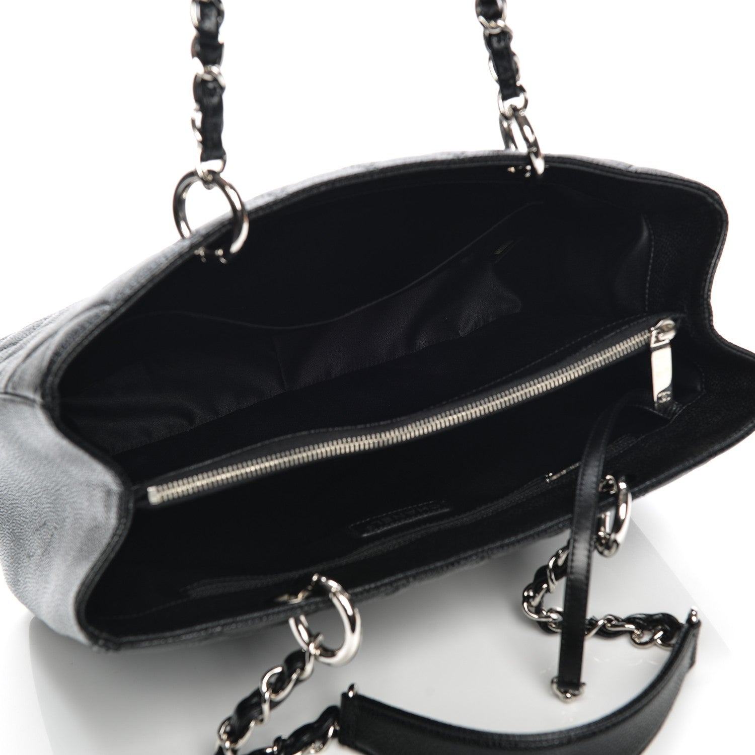 Chanel Caviar Quilted Grand Shopping Tote GST Black 6 of 8