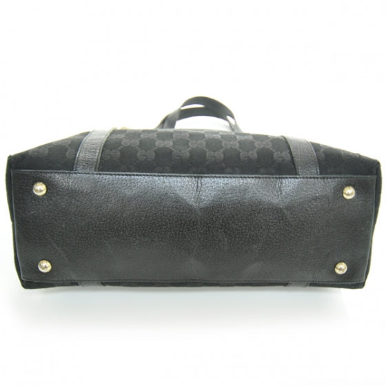 Monogram Abbey Medium Tote Black