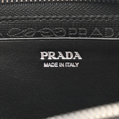 Prada Saffiano Mini Triangle Crossbody Pouch Black 8 of 12