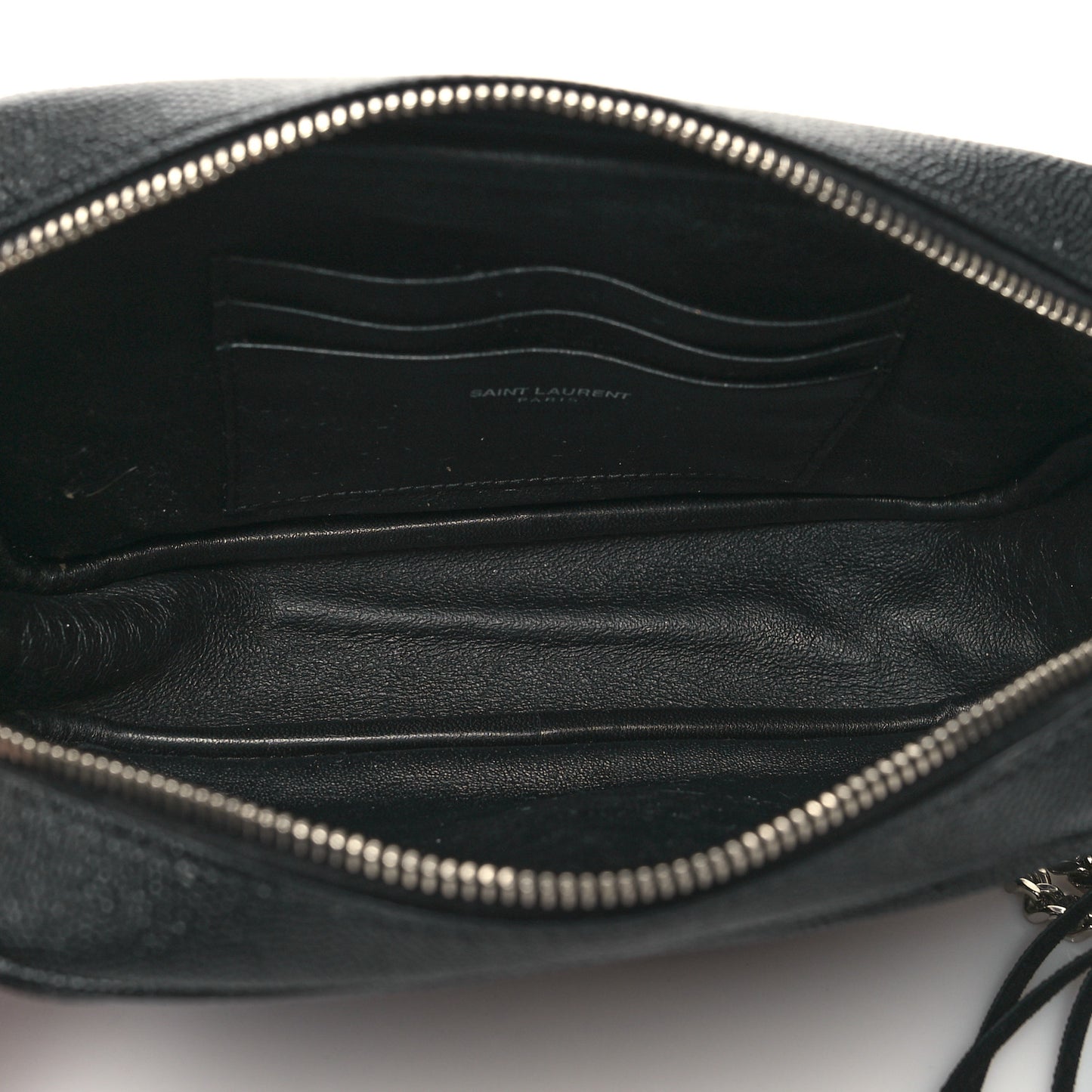 Grain De Poudre Matelasse Monogram Mini Lou Camera Bag Black