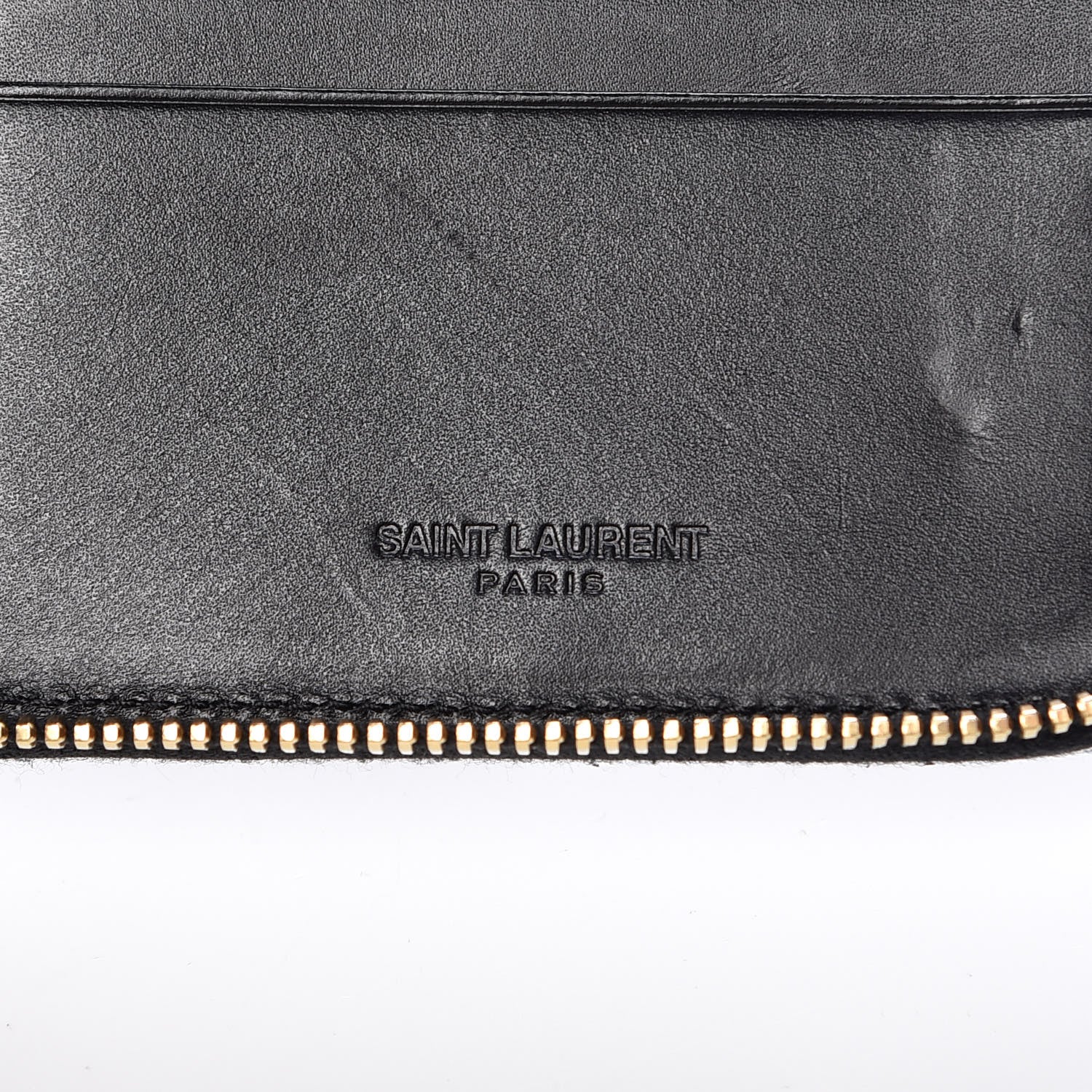 Saint Laurent Toile Monogram Long Zip Around Wallet Black 6 of 10