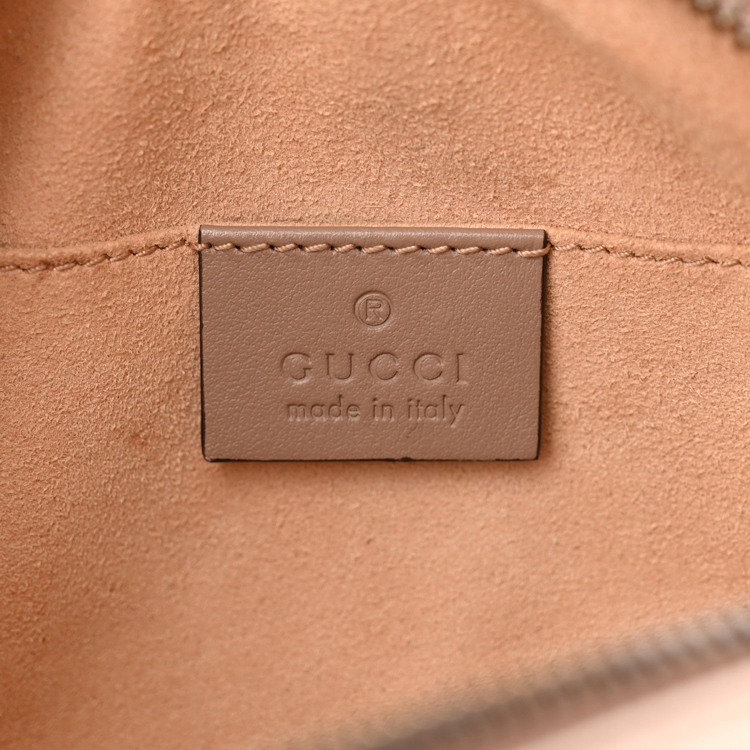 Gucci Calfskin Matelasse Mini GG Marmont Chain Shoulder Bag Porcelain Rose 6 of 11