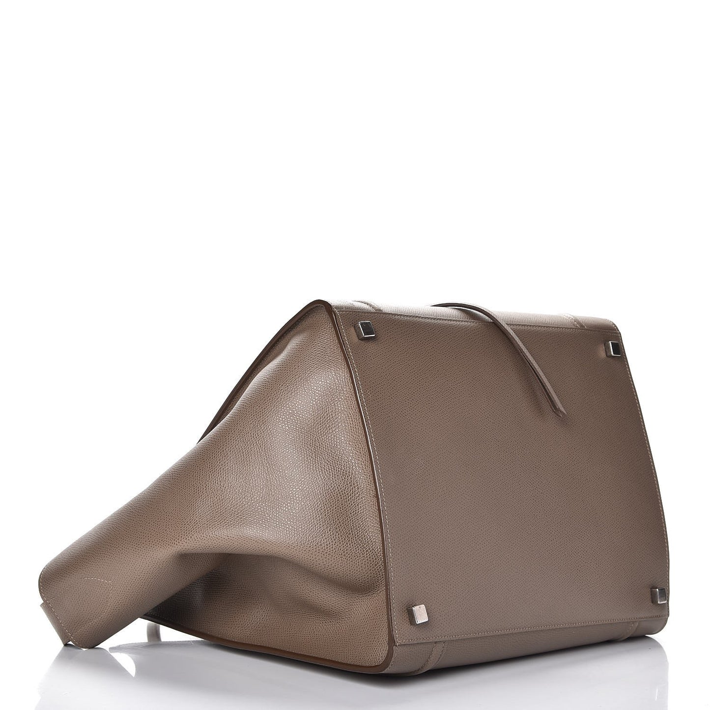 Grained Calfskin Medium Phantom Luggage Taupe