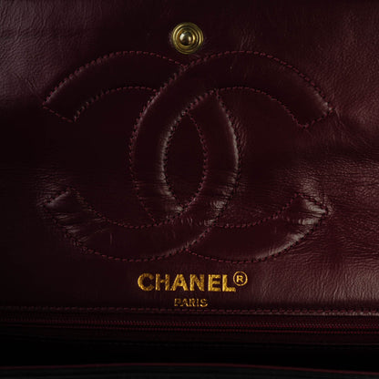 Chanel Lambskin Quilted Medium Double Flap Black 6 of 8