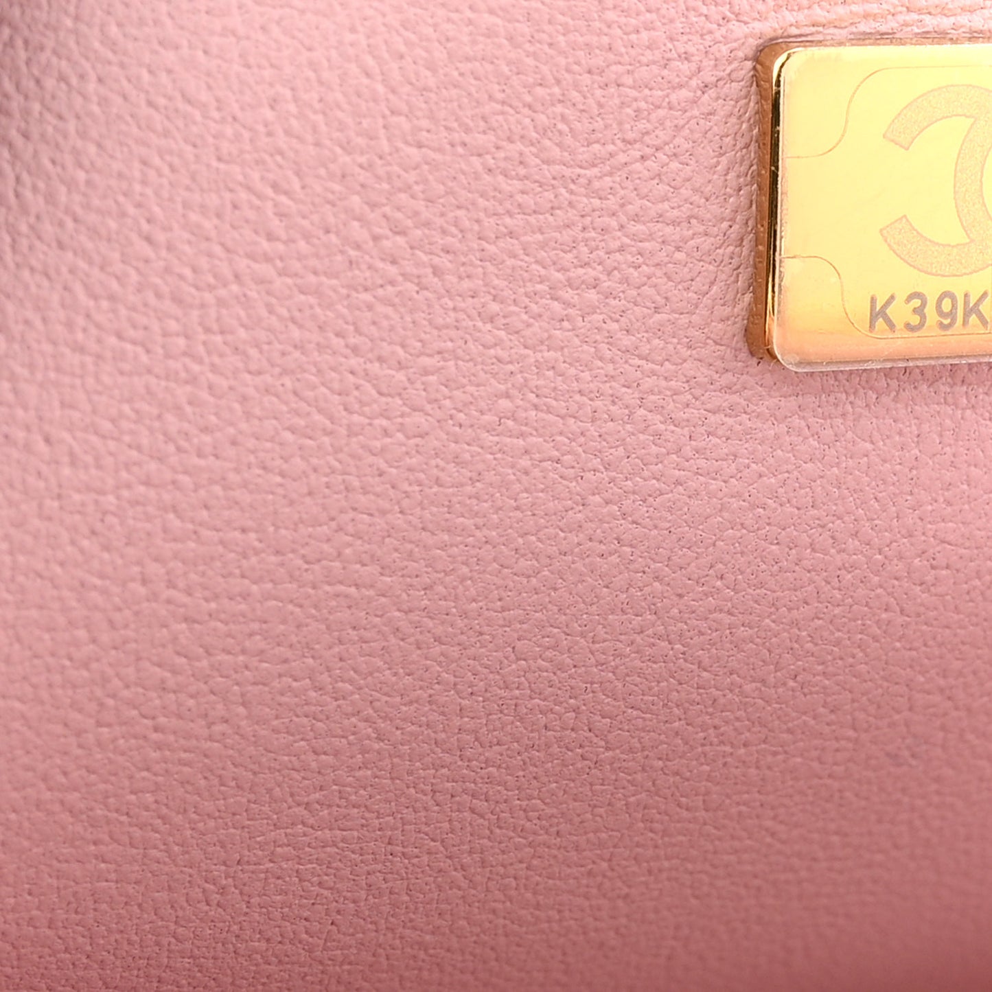 Lambskin Quilted Chain Frame Clutch Pink