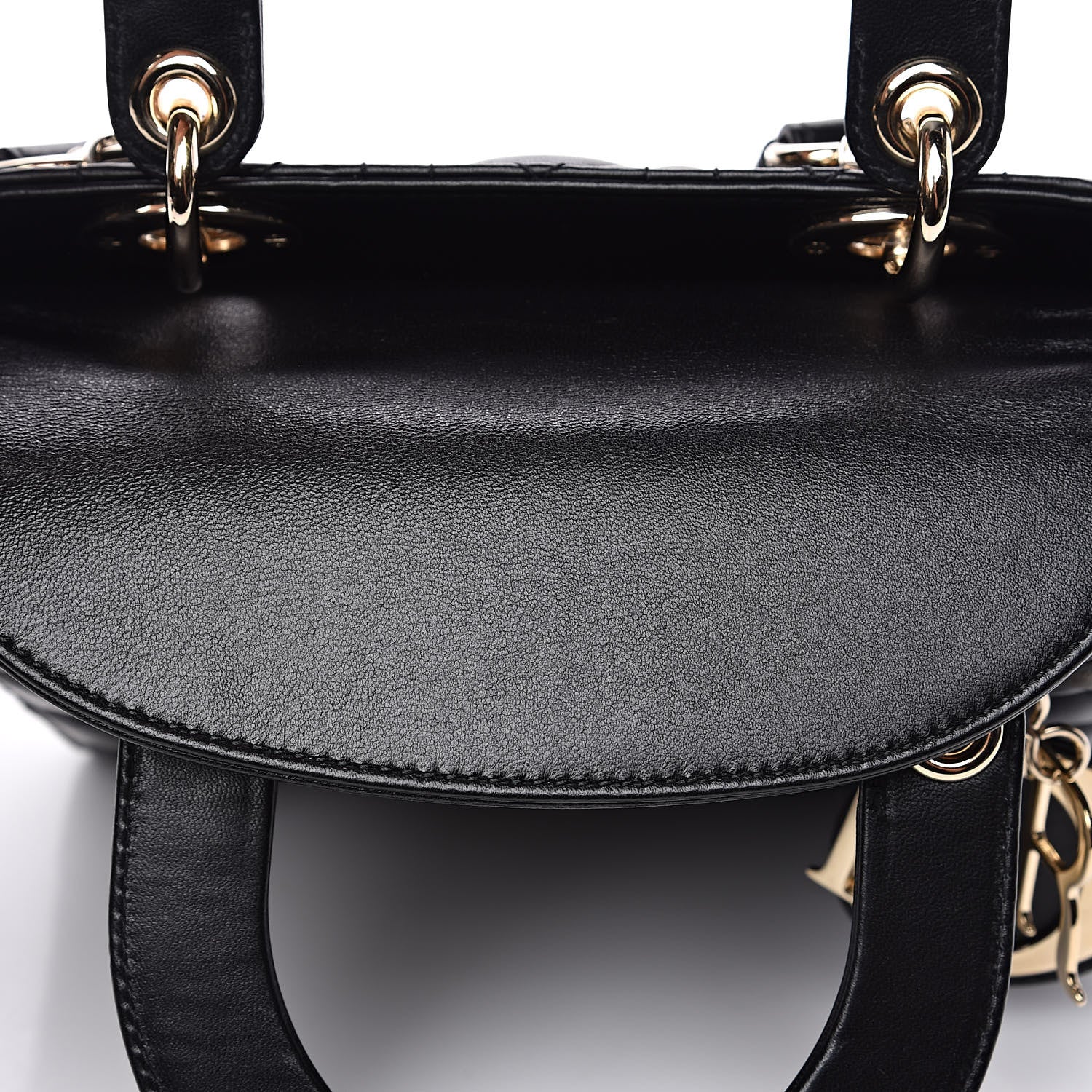 Christian Dior Lambskin Cannage Small My ABCDior Lady Dior Black 10 of 13