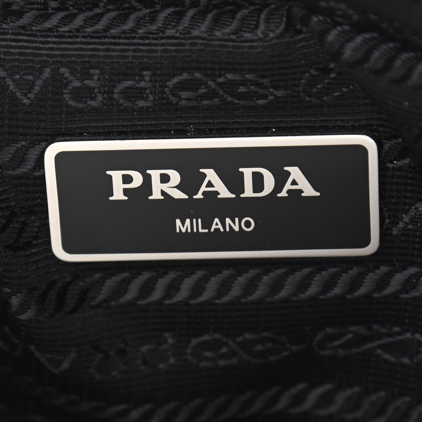 Tessuto Nylon Saffiano Belt Bag Black