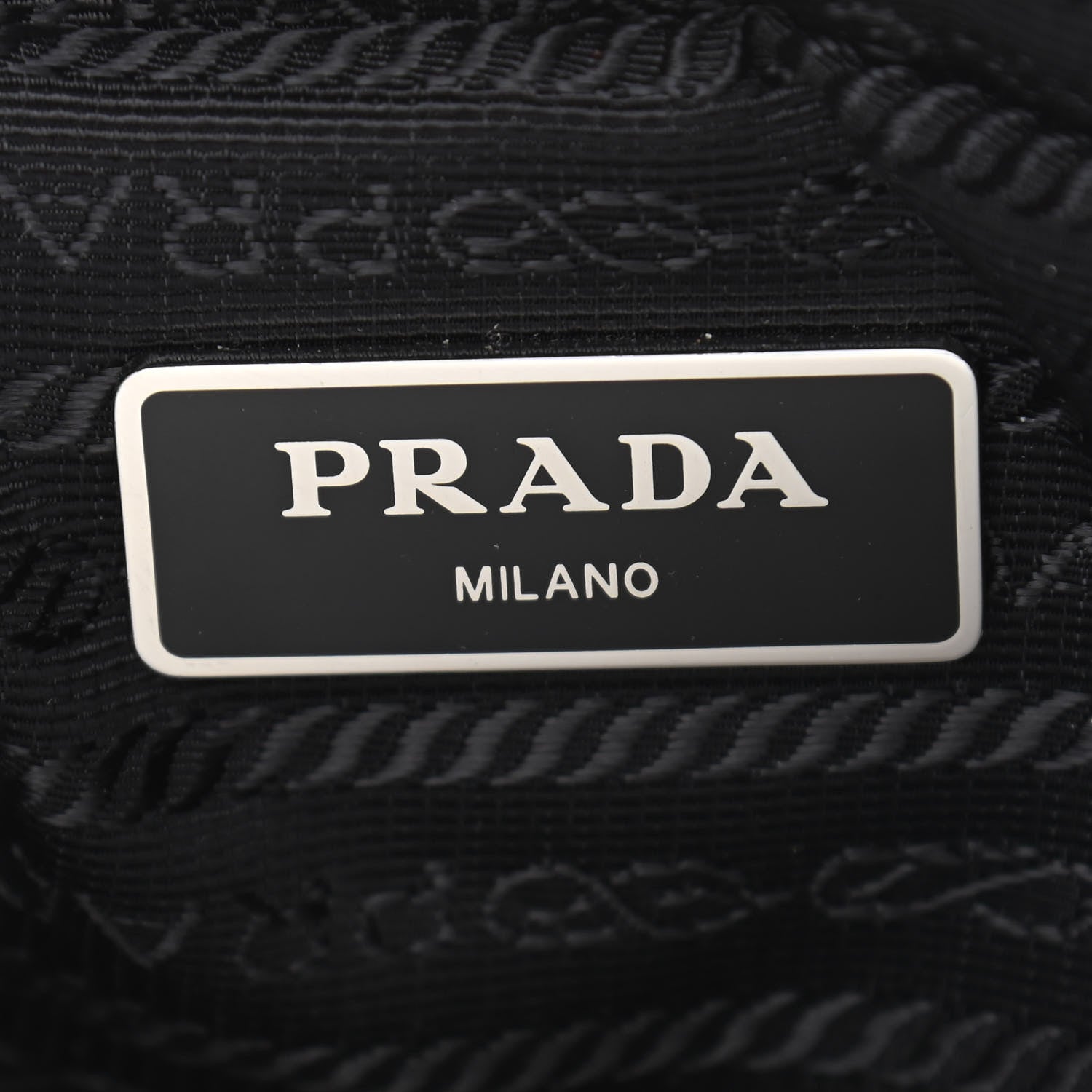 Prada Tessuto Nylon Saffiano Belt Bag Black 6 of 11