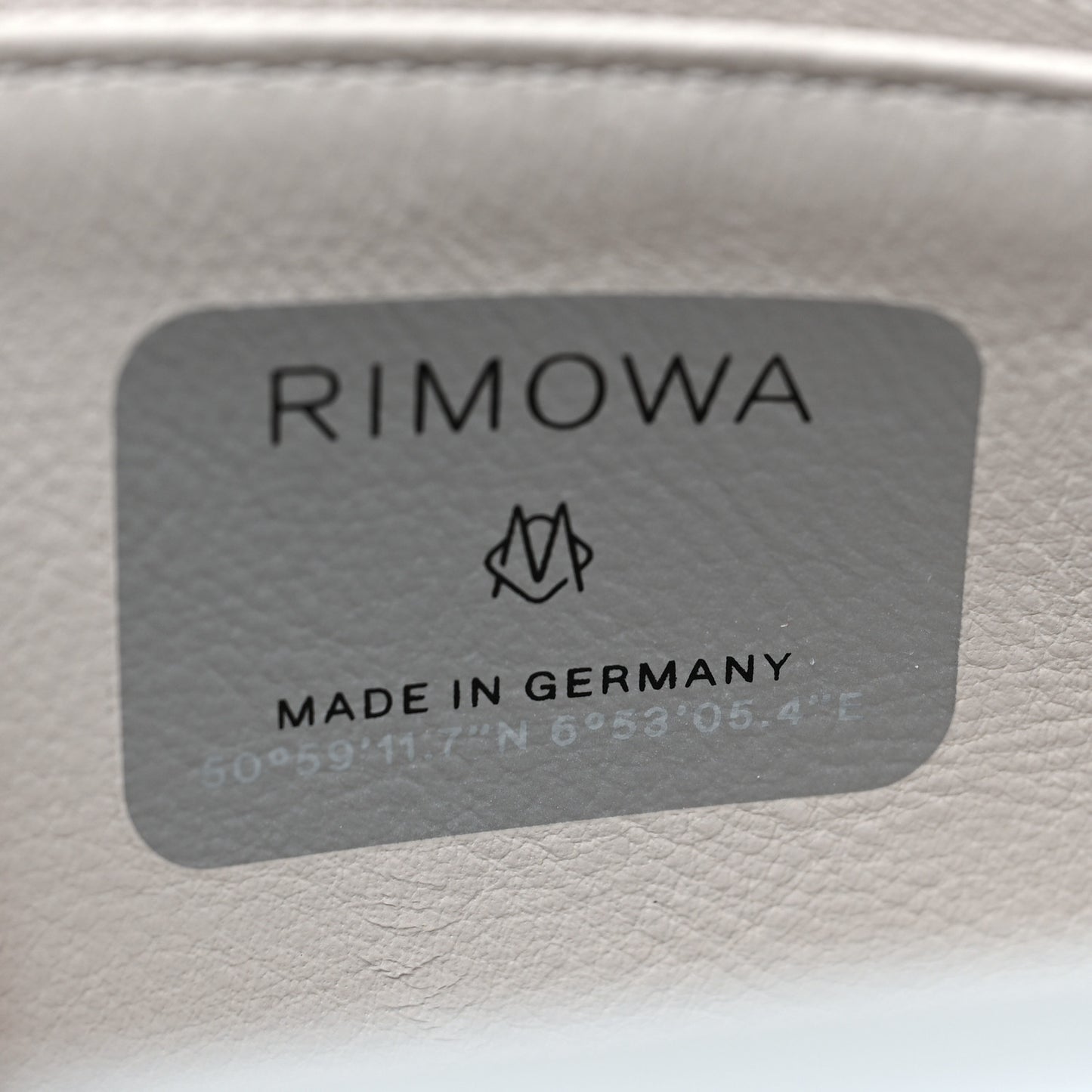 X RIMOWA Aluminum Personal Clutch On Strap Silver