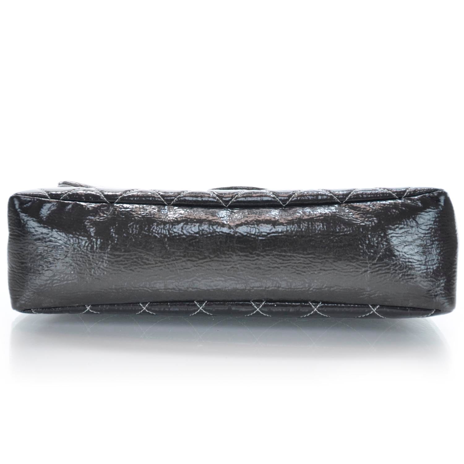 Chanel Vinyl Quilted Melrose Degrade Jumbo Flap 6 of 9