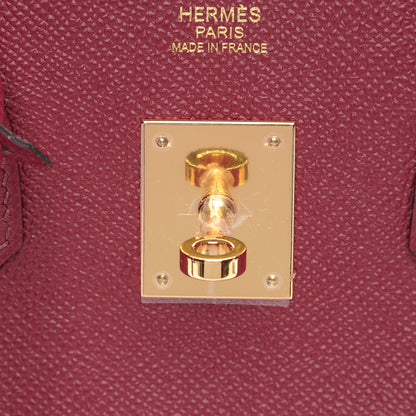 Hermes Epsom Birkin 30 Rouge Grenat 14 of 24