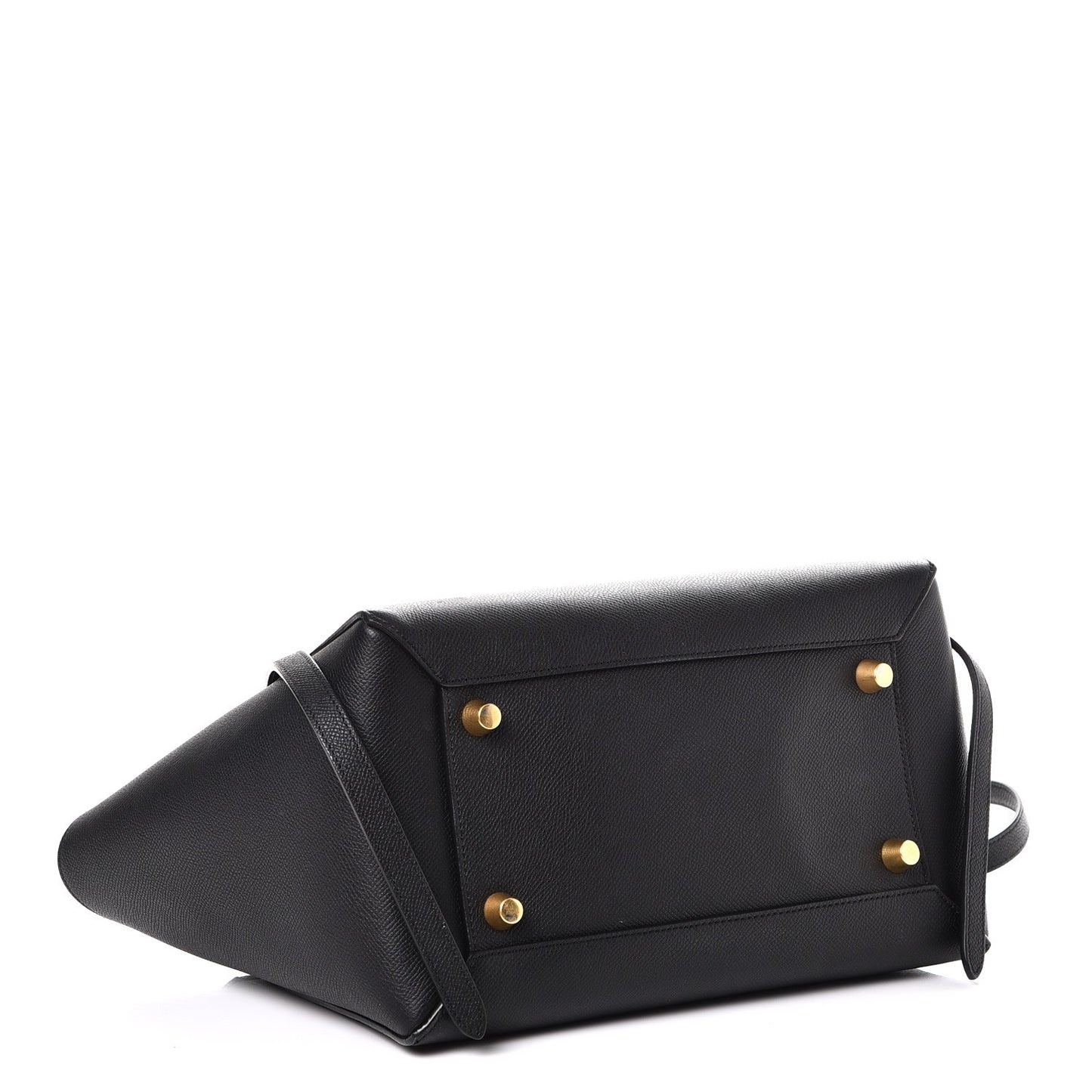 Grained Calfskin Mini Belt Bag Black