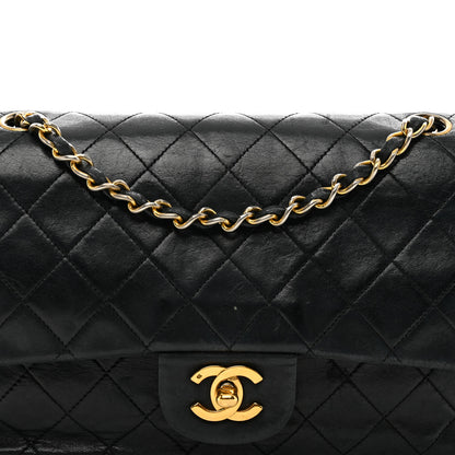 Chanel Lambskin Quilted Medium Double Flap Black 5 of 14
