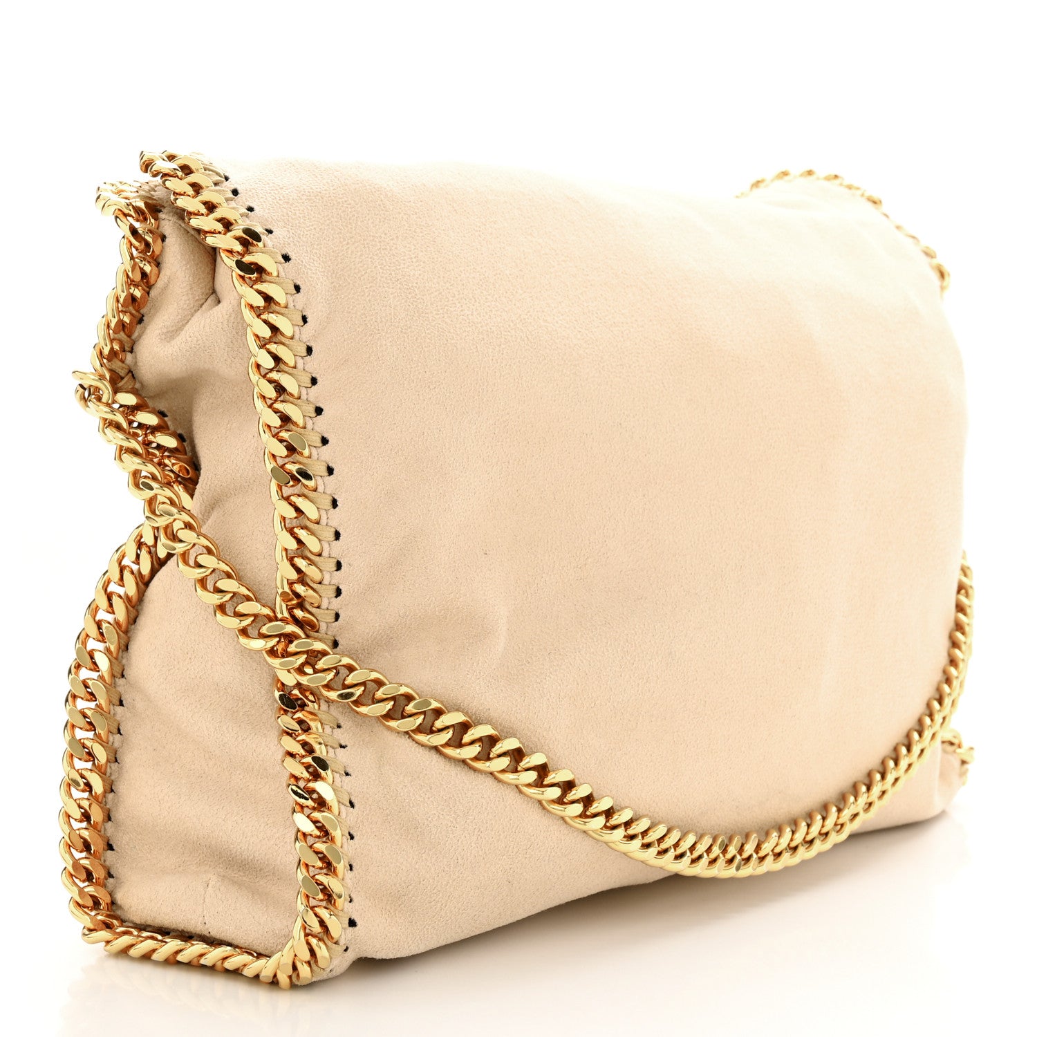 Stella McCartney Shaggy Deer Small Falabella Tote Nude 3 of 15