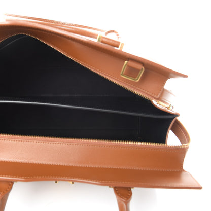 Saint Laurent Grain De Poudre Medium Uptown Tote Brick 5 of 11