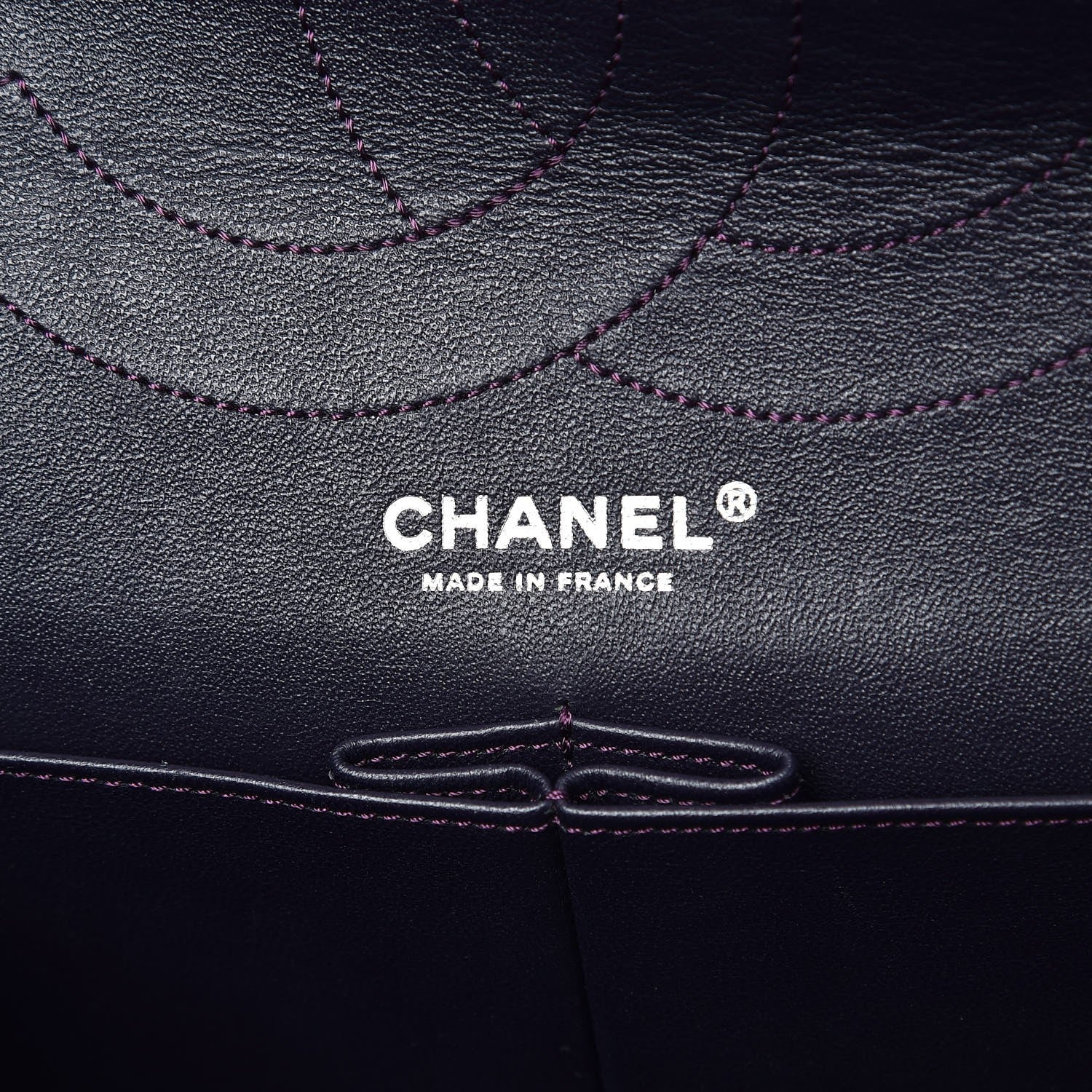 Chanel Jersey Quilted 2.55 Reissue 227 Flap Dark Purple 5 of 8