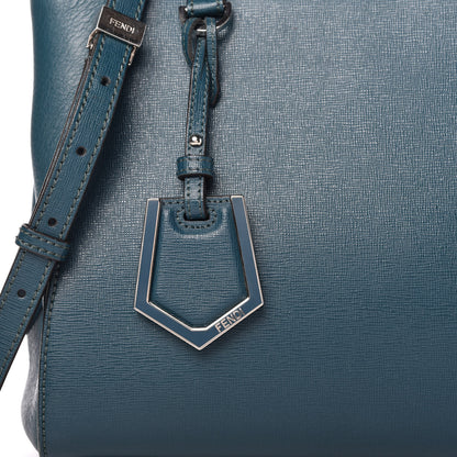 Fendi Vitello Elite Petite 2Jours Tote Oceano 10 of 10
