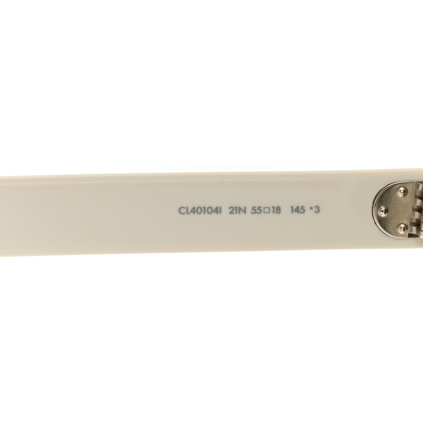 Acetate Sunglasses CL40104I White