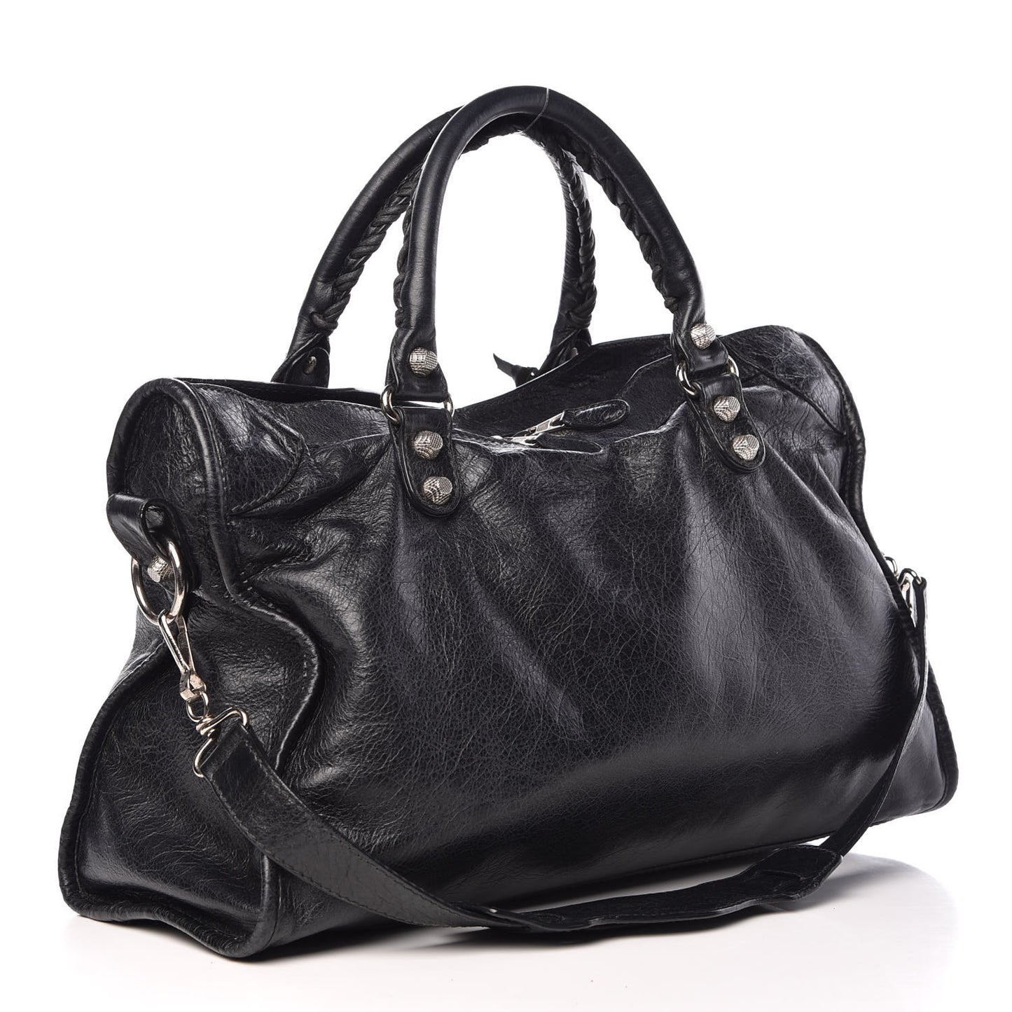 Agneau Giant 12 Silver Hardware City Black