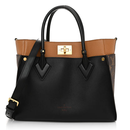 Louis Vuitton Calfskin Monogram On My Side Black 1 of 9