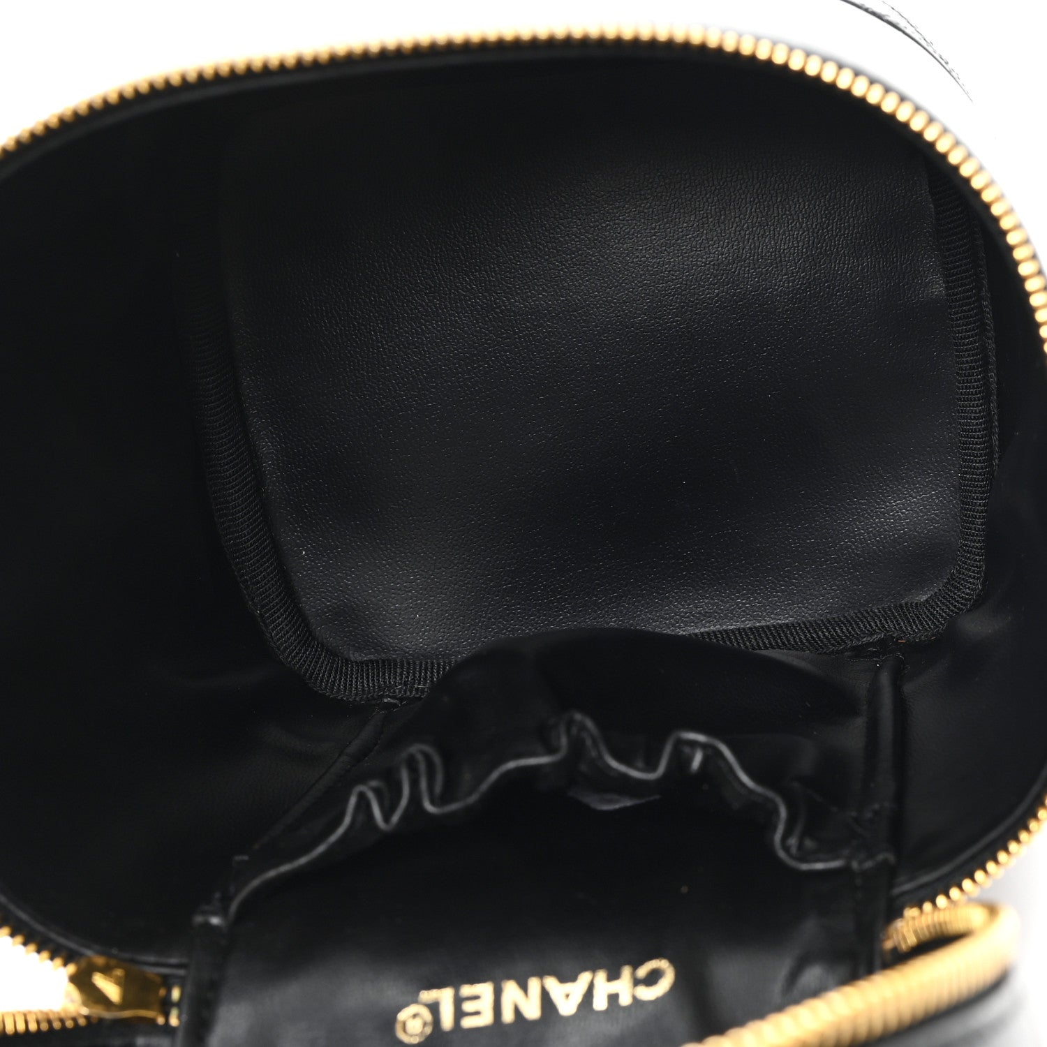 Chanel Lambskin Vanity Cosmetic Bag Black 5 of 9