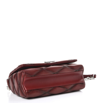 Louis Vuitton Lambskin Malletage GO-14 PM Bordeaux 4 of 8