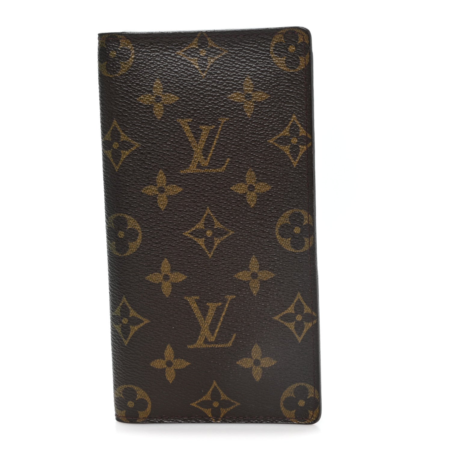 Louis Vuitton Monogram Porte Valeurs Checkbook Wallet 1 of 7