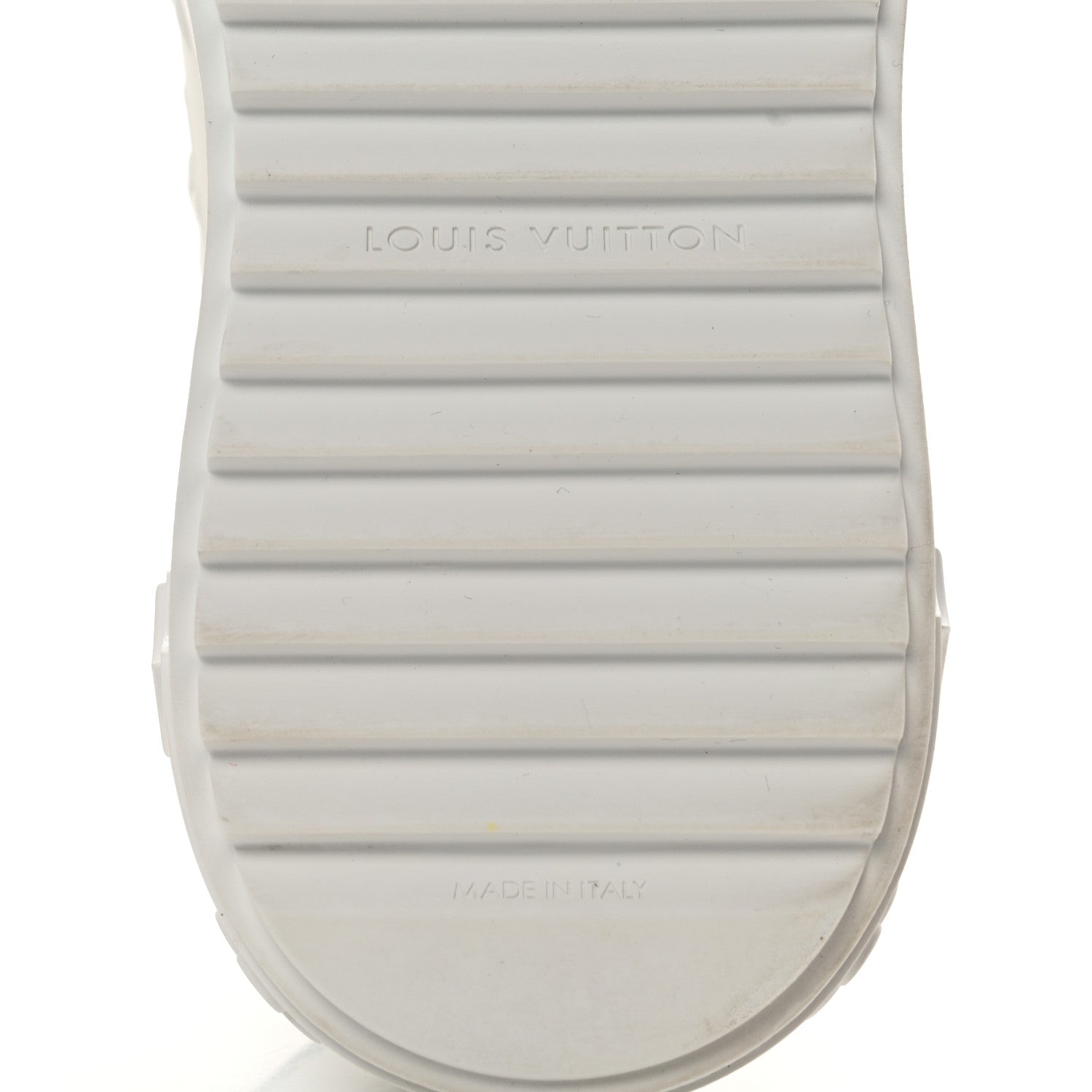 Louis Vuitton Lambskin Embossed Monogram Time Out Sneakers 36.5 White 8 of 8
