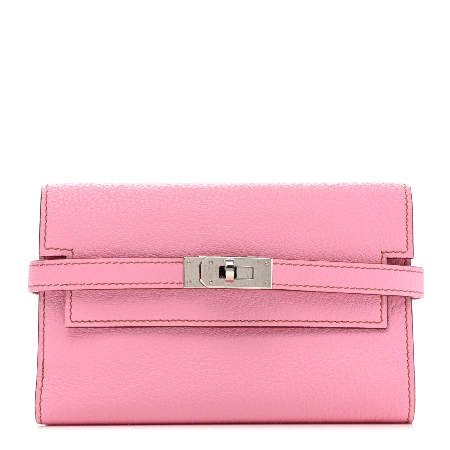 Chevre Mysore Medium Kelly Wallet 5P Pink