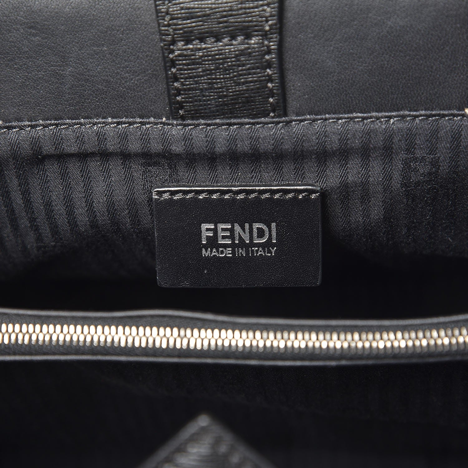 Fendi Saffiano Monster Colorblock Petite 2Jours Tote Black 6 of 10