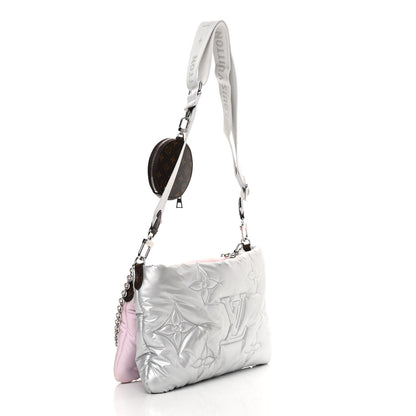 Louis Vuitton Econyl Monogram Pillow Maxi Multi Pochette Accessories Silver Pale Pink 3 of 14