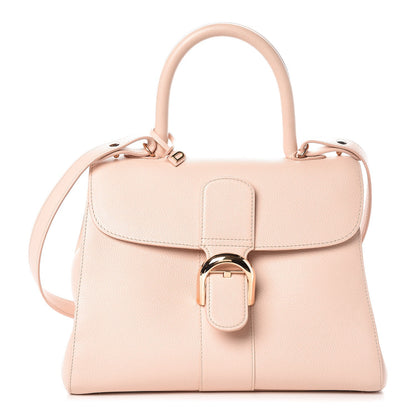 Delvaux Grained Calfskin MM Brillant Satchel Nude 1 of 7