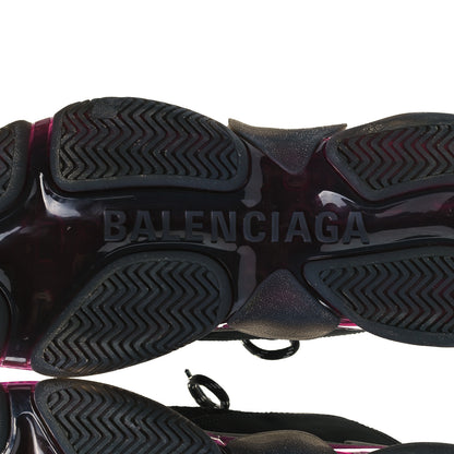 Balenciaga Fabric Mesh Clear Sole Mens Triple S Sneakers 45 Black Pink Neon 8 of 11