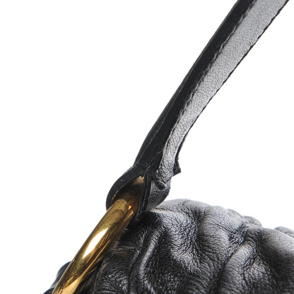 Prada Nappa Dressy Gaufre Flap Bag Nero Black 11 of 12