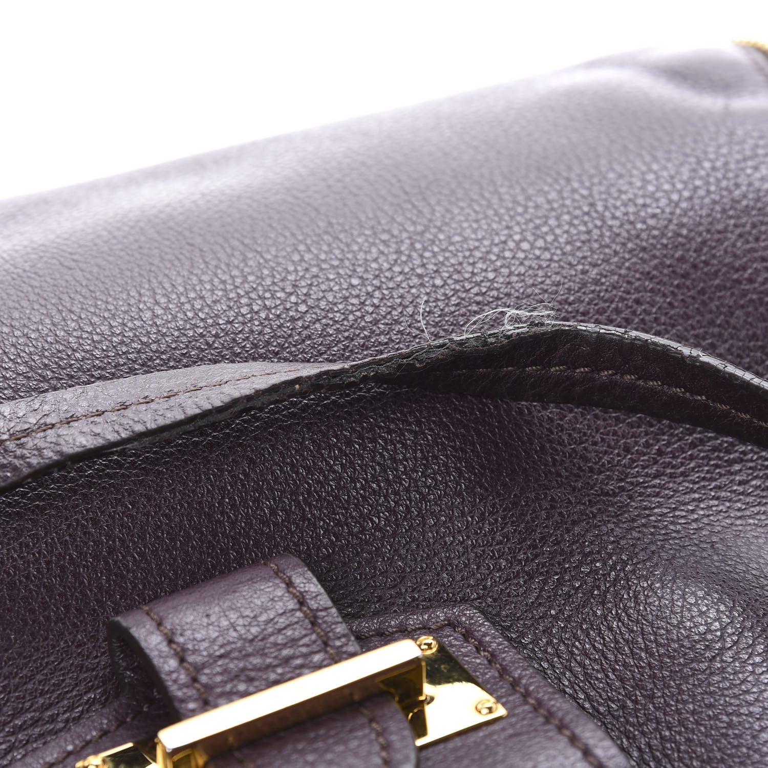 Tom Ford Grained Calfskin Medium Sedgwick Zipper Tote Wine 7 of 15