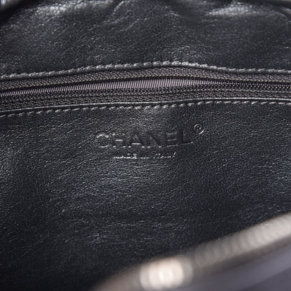 Chanel Metallic Aged Calfskin Quilted Medium Reissue Camera Case Dark Silver 6 of 11
