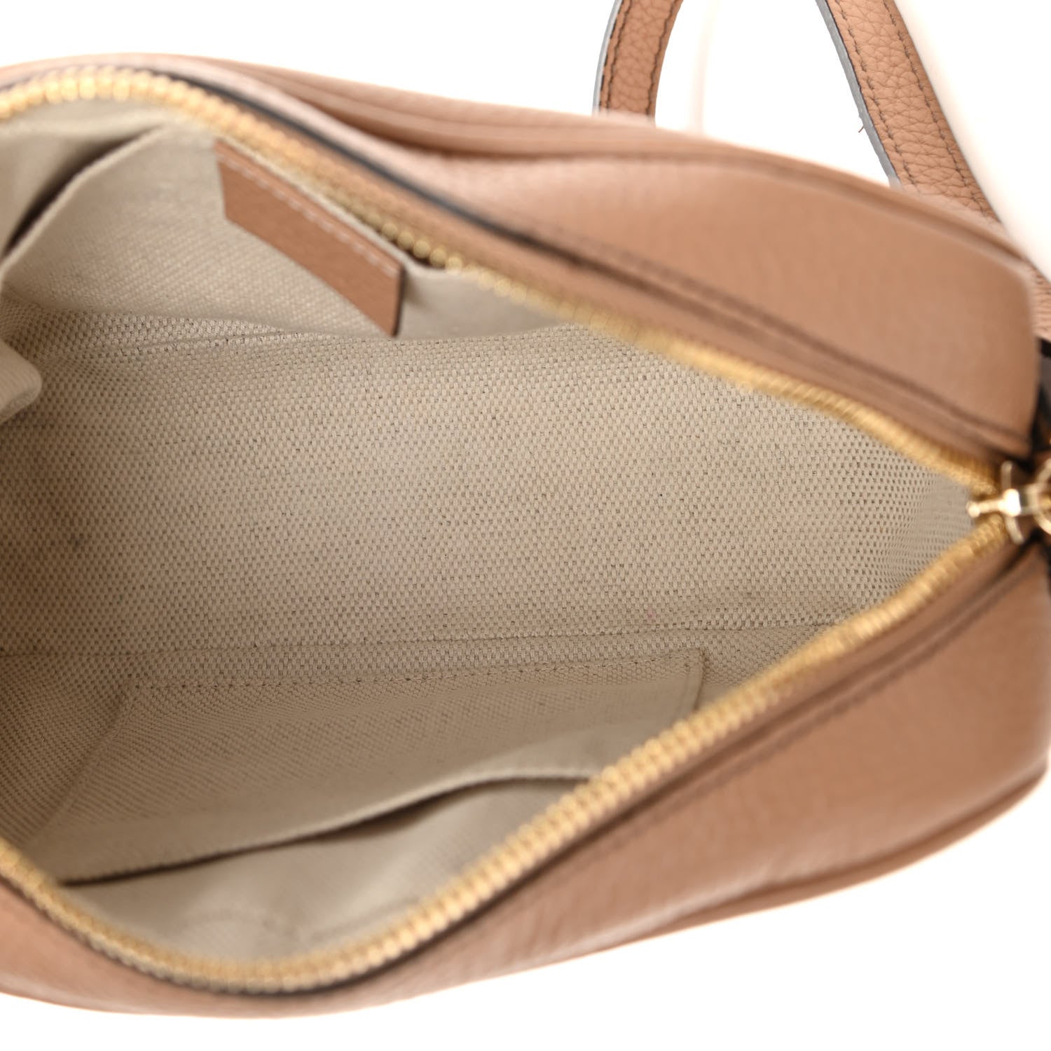 Gucci Pebbled Calfskin Small Soho Disco Bag Camelia 5 of 11